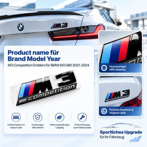 Für competition heckklappe - für, m3